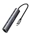 Anker USB C Hub Adapter, 5-in-1 USB C Adapter with 4K USB C to HDMI, Ethernet Port, 3 USB 3.0 Ports, for MacBook Pro 2019/2018/2017, ChromeBook, XPS, and More (Space Gray)