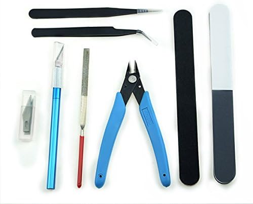 LENX 8 PCS Gundam Modeler Basic Tools Craft Set For Car Model Assemble Building(A) by LENX