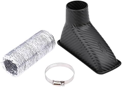 吸気ダクトホース 車用タービン入口管 空気ファンネルホース 空気吸込 空気濾過 タービン用 Abs材質 酸素を増やす 取り付け簡単 車用改造品 168 X 107 65mm 汎用性