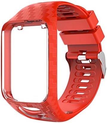 Chiccc Replacement Silicone Band Strap for Tomtom Adventurer / Golfer2/Runner 3 Watch (J)