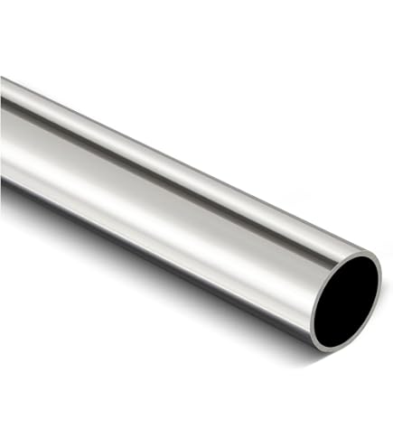 Tube Titane TA2 20mm X 2mm - Longueur 50cm, Rond, Qualité Aéronautique, Neuf Sans Marque