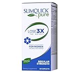 Slimquick Pure , Regular Strength dietary supplement, 60 Caplets, Lose 3x the weight (Packaging May Vary)