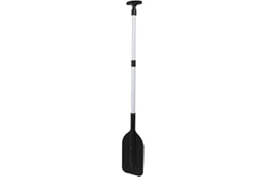 AKLOSIPY Telescoping Emergency Paddle for Boat, Kayak, Canoe - Aluminum Alloy Oar with Length and Comfortable Grip for Fishin