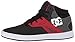 DC Men's Frequency High Skate Shoe, Black/Grey/Red, 7.5 D US