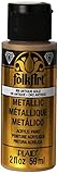 FolkArt Metallic Acrylic Paint in Assorted Colors (2 oz), 658, Antique Gold