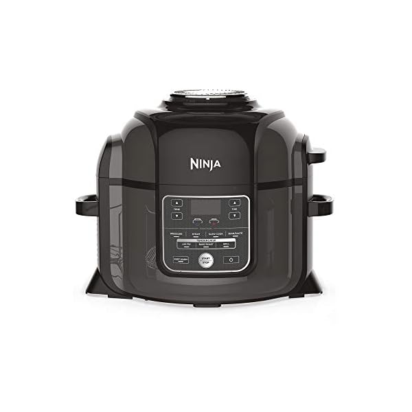 Ninja Foodi Multi-Cooker [OP300UK], 7-in-1, 6L, Electric Pressure Cooker and Air Fryer, Grey and Black