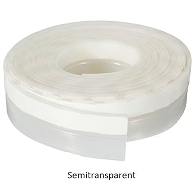 DD&DEE@ 25mmX197In. Window Door Silicone Rubber Sealing Sticker Seal Strip Adhesive/(translucent)