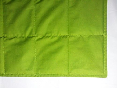 Peace Weighted Products - Medium Weighted Blanket Lime Cotton 40” x 54” (10 Pounds)
