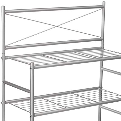 2 AmazonBasics+3+Tier+Over+Toilet+Bathroom+Shelf