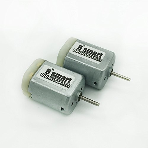 Bringsmart 2pcs 280PC Mini DC Electric Motor High Speed for Car Door Lock and Window Lock (12V 12500rpm)