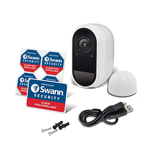 Swann-1080p-Full-HD-Wire-Free-Security-Camera-with-Heat-and-Motion-Sensing-and-Two-Way-Audio-Works-with-Google-Assistant-and-Alexa-White-Pack-of-2