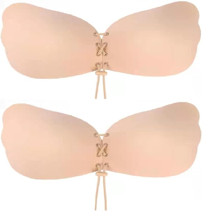 Sticky Push Up Adhesive Bra Invisible Backless Bra Strapless Lift up