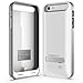 iPhone 5S Battery Case, iPhone 5 Battery Case - Maxboost Atomic S Portable Charger for iPhone 5/5S [MFI Certified] External Protective 2400mAh Battery Charging Juice Power Bank [Glossy White/Silver]