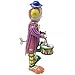 Off the Wall Toys Vintage Windup Tin Toy Drumming Circus Clown Robot