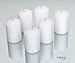 Inspired Candles 15 Hour Natural Soy Wax and Paraffin Wax Unscented Smokeless Votive Candles, White, Set of 36