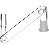 12-1169 SCIENTIFIC INDUSTRIAL JOINTS - FEMALE TO MALE DROPDOWN ADAPTER MEZZO CLEAR 14MM FEMALE TO 14MM MALE