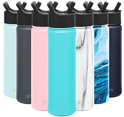 Simple Modern 22 oz Summit Water Bottle with Straw Lid Gifts for