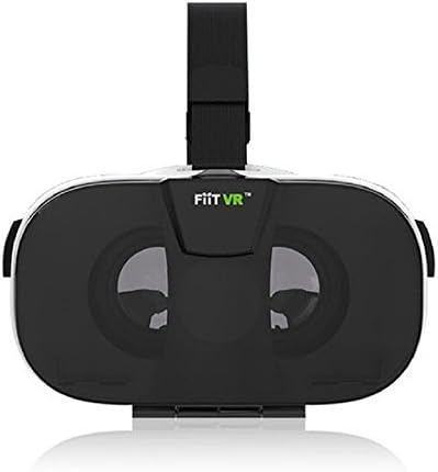 FiiT 3D VR Glasses Virtual Reality Headset with Face Foam Protection, Compatible for Android/ios, Color: Black