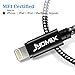 JYDMIX USB C to Lightning Cable 3FT [Apple MFi Certified] Nylon Braided Compatible with iPhone 12/12 Pro/SE 2020/11/11Pro/ X/XS/XR/XS Max / 8/8 Plus, Support Power Delivery by Type C Charger