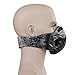 ISKUKA Anti Dust Masks Anti Pollen Allergy Fitness Mask for Cycling Racing All Outdoor Activities (Black Skull)