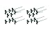THE UM24 Set of 20 Heavy Duty Tent Stakes – 10