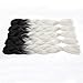 VCKOVCKO Ombre Braiding Hair Kanekalon Jumbo Braid Two Tone Ombre Color Hair Extension For Braiding Kanekalon Jumbo Box Braiding Hair 24