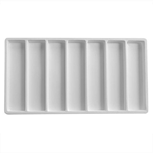White 7 Compartment Jewelry Tray Insert