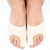 Dr.Koyama Bunion Aid Sleeves Big Toe Bunion Pain Relief Tailor's Bunion Regulator Bunion Toe Straightener Separator Pinky Toe Bunion Protector for High Heels-Large