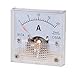 uxcell Analog Current Panel Meter DC 0-20A 91C4 Ammeter for Circuit Testing Charging Battery Ampere Tester Gauge Pack of 1
