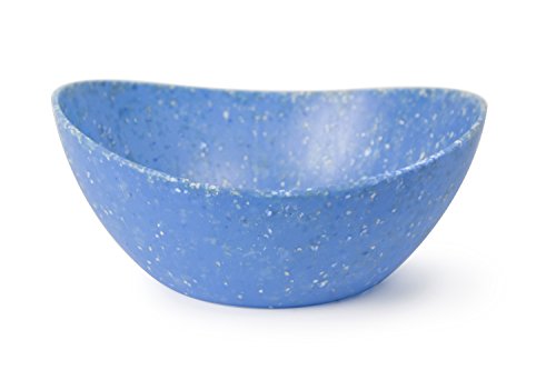 EcoSmart PolyPaper 3qt Serving Bowl, Blue, Recycled Plastic and Paper, Made in the USA by Architec