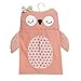 Lambs & Ivy Family Tree Coral/Gray/Gold Owl 4 Piece Crib Bedding Set