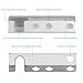 Nozza Hair Dryer Wall Mount Holder, Aluminum Alloy Wall Bracket Holder for Dyson Supersonic Hair Dryer, Diffuser and Two Nozzles