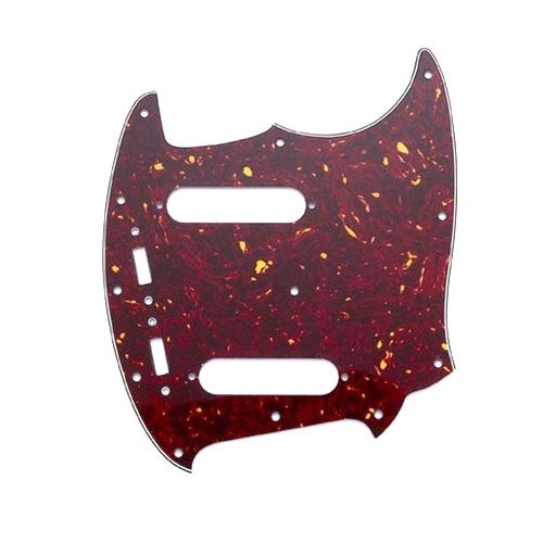 Allparts Pickguard for Mustang 3-Ply Red Tortoise