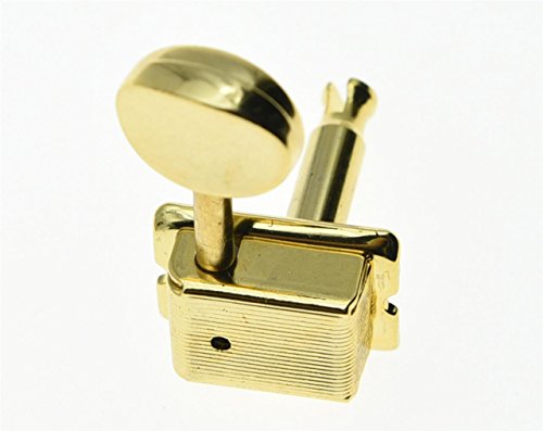 KAISH Gold Split Post Vintage Guitar Tuning Keys Tuners Machine Heads for Strat/Tele Korea Made
