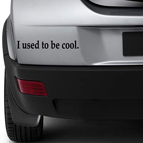 RONSHIN Cars Stickers I Used to Be Reflective Car Decals for Car Decoration