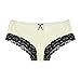 6 Pack: Free to Live Women's Lace Trim Cotton Hipster Panties (Medium),Black, Baby Pink, Charcoal, Ivory, Lavender, Red