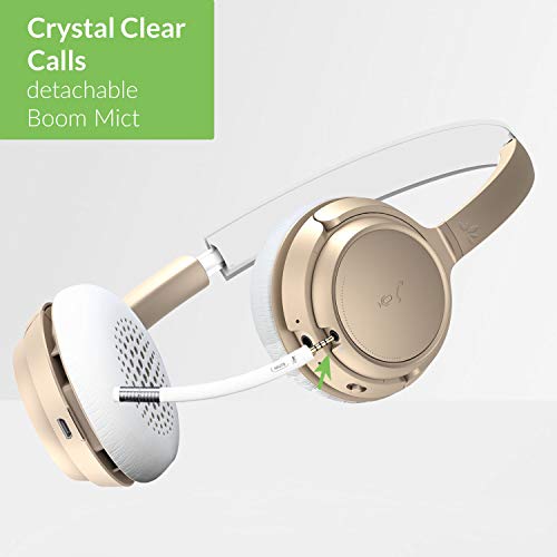 ایگرد | قیمت و خرید Avantree AH6B Bluetooth 5.0 Headset with Mic, 22+Hr  Talk Time, Soft Padding, Lightweight, Wireless On-Ear Headphone with  Microphone for PC, Computer, Laptop, Skype, Work from Home, Champaign