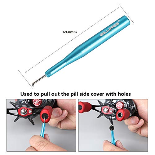 Tropfrad Wartungsset DIY Baitcast-Angelrolle Matertial-Reparatur-Kits Combo Wartungswerkzeuge Spule Demontage Gerät Pin… – Bild 6