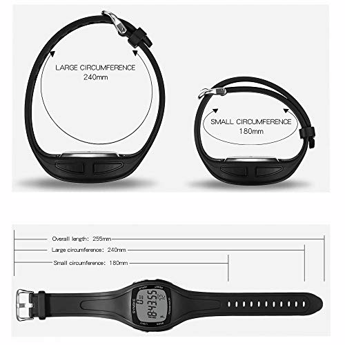 YEZIJIN Sports Watch Synoke Calorie Pedometer Chronograph Outdoor Watches 50m Waterproof Under 10 - Thumbnail 2