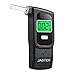 JASTEK Breathalyzer, Personal breathalyzer, Portable Digital Alcohol Tester with 5 Mouthpieces for Personal Use -Black