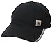 Carhartt Men's 100 Percent Polyester Force Kingston Cap Moisture Wicking Stain Breaker Odor Fighting,Black,Medium/Large