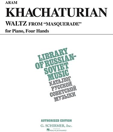 Waltz from Masquerade (Vaap Edition): Piano Duet