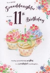 granddaughter age 11 birthday card