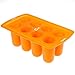 HopeFULL Silicone Popsicle & Cake Pop Mold Freezer Tray (Orange)