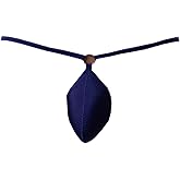 Malowinda Men's Spandex Thong Low Rise Slim Fit Bikini Briefs Underwear