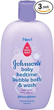 baby bedtime bubble bath