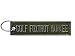 Military Golf Foxtrot Yankee Keychain Tag with Key Ring, EDC for Servicemen, Car, Motorcycle