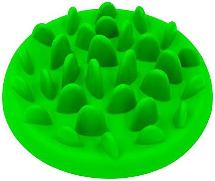 GOGOKING Dog Bowl Tree-shaped Anti-choking Plastic Mulberry Feeder Pet Bowl Slow Feed Dog Bowl(Green)