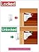 Eco-Baby Magnetic Cabinet Locks for Babies - Magnetic Baby Proofing Cabinet Locks, Child Locks for Cabinets Drawers Doors Kitchen - Easy Installation No Tools Required (8 Pack and 2 Keys)
