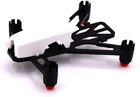 LHI 100mm lightweight Micro Brush Quadcopter Frame No need to assemble for Mini Micro Nano fpv racing support for 820 8.520mm motor (White)